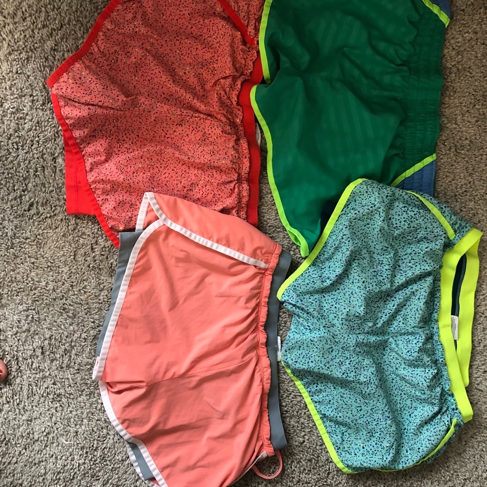 Nike Dri-fits shorts lit of 4